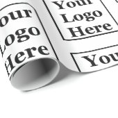 テンプレートロゴをここに白いパターンで表示 ラッピングペーパー (ロールコーナー)