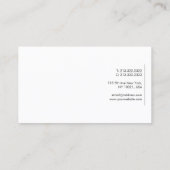 テンプレート名刺のパーソナライズされたプロフェッショナル 名刺 (裏面)