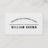 テンプレート名刺カスタマイズタイポグラフィ 名刺 (正面)