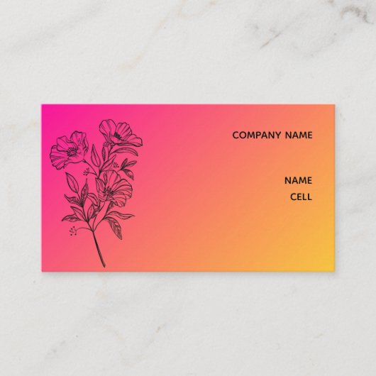 テンプレート名刺 名刺 (正面)