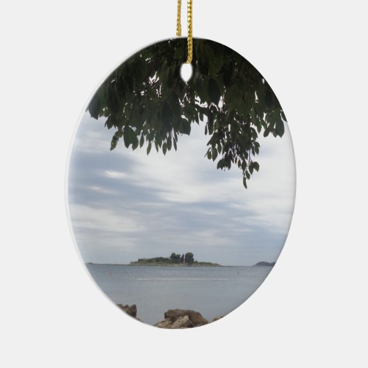 テンプレート四角形カメラ セラミックオーナメント (右)