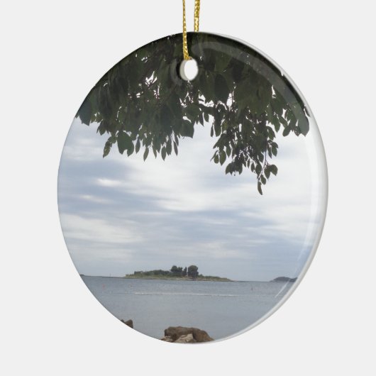 テンプレート四角形カメラ セラミックオーナメント (左)