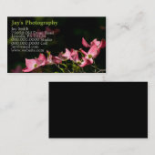 テンプレート撮影用名刺 名刺 (正面/裏面)