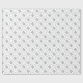 テンプレート独自の写真またはビジネスロゴのアップロード ラッピングペーパー (フラット)