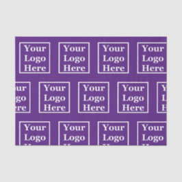 テンプレート王室の：ロゴをここで紫色に 薄葉紙