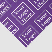 テンプレート王室の：ロゴをここで紫色に 薄葉紙 (詳細)