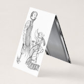 テンプレート理容師 名刺 (裏面)