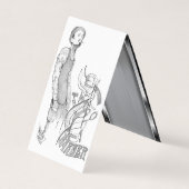 テンプレート理容師 名刺 (正面)