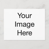 テンプレート空白の簡単追加文字フォトJPG画像おもしろい ポストカード (正面)