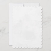 テンプレート結婚式招待状オンライン緑葉色 招待状 (裏面)