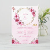 テンプレート結婚式招待状オンライン縁ど 招待状 (スタンド正面)