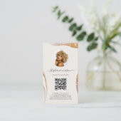 テンプレート美しいエステティシャンソーシャルメディア コーリングカード (スタンド正面)