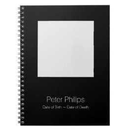 テンプレート葬式ゲストブックアドお気に入りのイメージ1 ノートブック