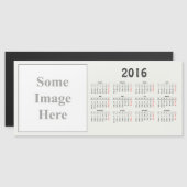 テンプレート2016カレンダー (正面/裏面)