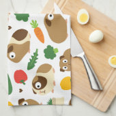 テンプレート2 キッチンタオル (四つ折り)