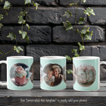 テンプレート3円形写真コラージアクアC112