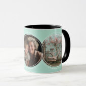 テンプレート3円形写真コラージアクアC112 マグカップ (正面右)