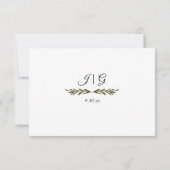 テンプレート エレガントな花模様のバーガンディとブッシュゴールド (裏面)