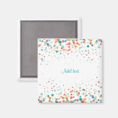 テンプレート、カラフルバブル マグネット (正面/裏面)