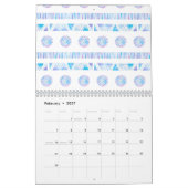 テンプレート カレンダー (2月 2027)