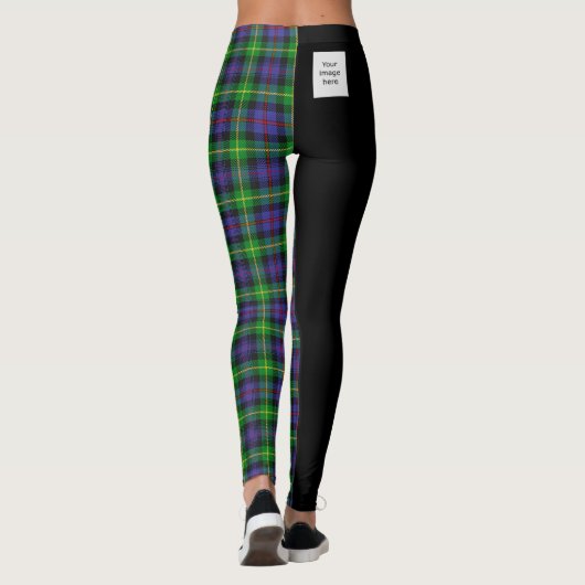テンプレート – クレスト+タータンチェック レギンス (裏面)