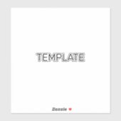 テンプレート シール (シート)