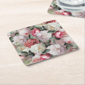 テンプレート スクエアペーパーコースター (アングル)