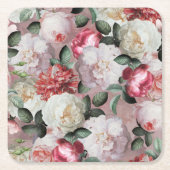 テンプレート スクエアペーパーコースター (正面)