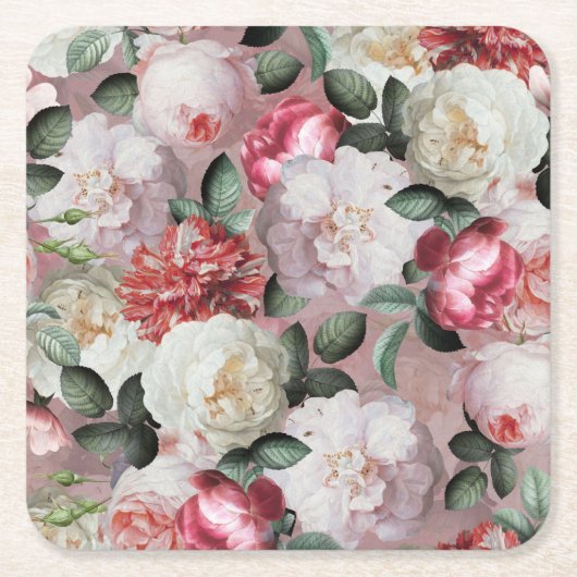 テンプレート スクエアペーパーコースター (正面)