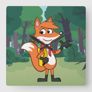 テンプレート スクエア壁時計