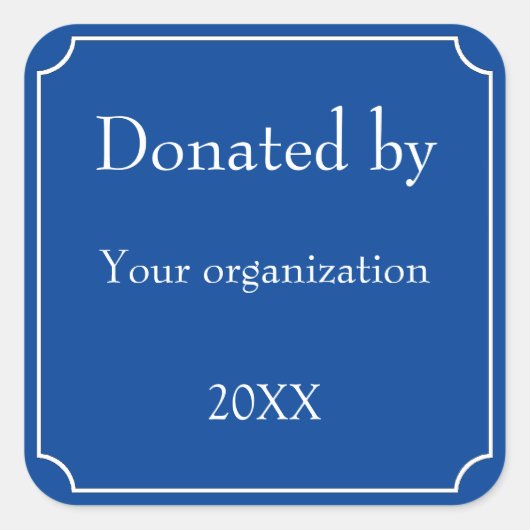 テンプレート スクエア スティッカー 提供 スクエアシール (正面)