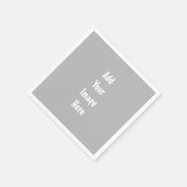 テンプレート スタンダードカクテルナプキン (角)