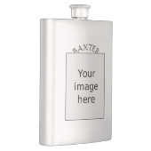 テンプレート-タータンチェッククレスト フラスク (右)