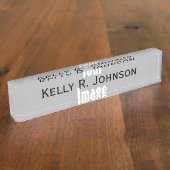 テンプレート デスクネームプレート (側面)