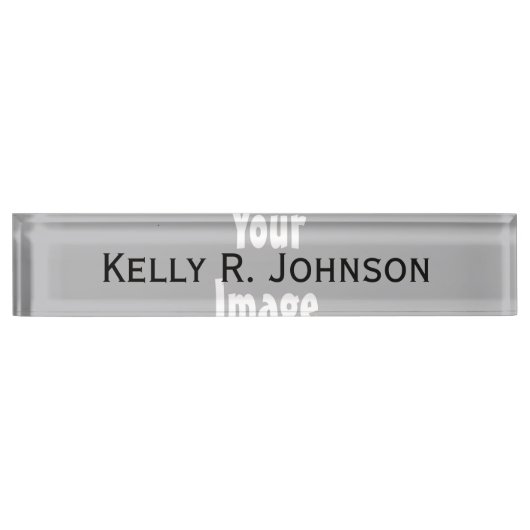 テンプレート デスクネームプレート (正面)