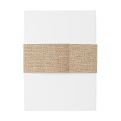 テンプレート-バーラップの背景 招待状ベリーバンド (裏面例)