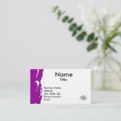 テンプレート – ビジネスプロファイルカード 名刺 (スタンド正面)