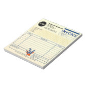 (テンプレート) ビジネス ロゴ 請求書 販売 伝票 ノートパッド (回転)
