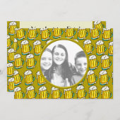 テンプレート、ビ縁どア 招待状 (正面/裏面)