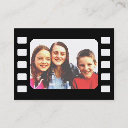 テンプレート、フィルムのテンプレート 名刺 (正面)