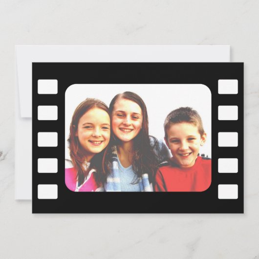 テンプレート、フィルムテンプレート 招待状 (正面)