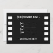 テンプレート、フィルムテンプレート 招待状 (裏面)