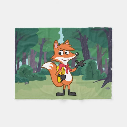 テンプレート フリースブランケット (正面(横))