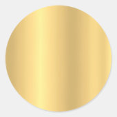 テンプレート ブランク 偽金 グラマラス エレガント ラウンドシール (正面)