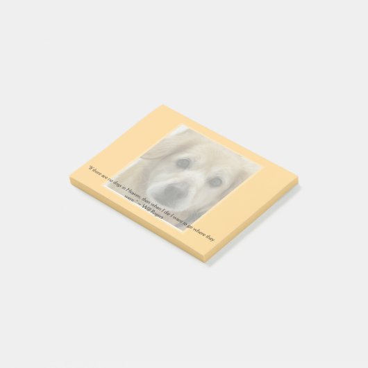 テンプレート-ペット写真および引用文(またはこれを保って下さい!) ポストイット (アングル)