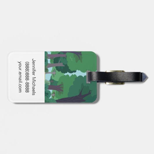 テンプレート ラゲッジタグ (裏面横)