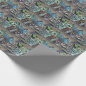 テンプレート ラッピングペーパー (角)