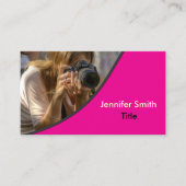 テンプレート |写真 – 写真 名刺 (正面)