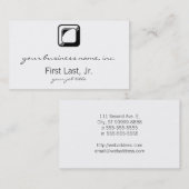 テンプレート 名刺 (正面/裏面)