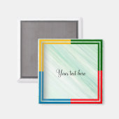 テンプレート- – 独自の文字を挿入 マグネット (正面/裏面)